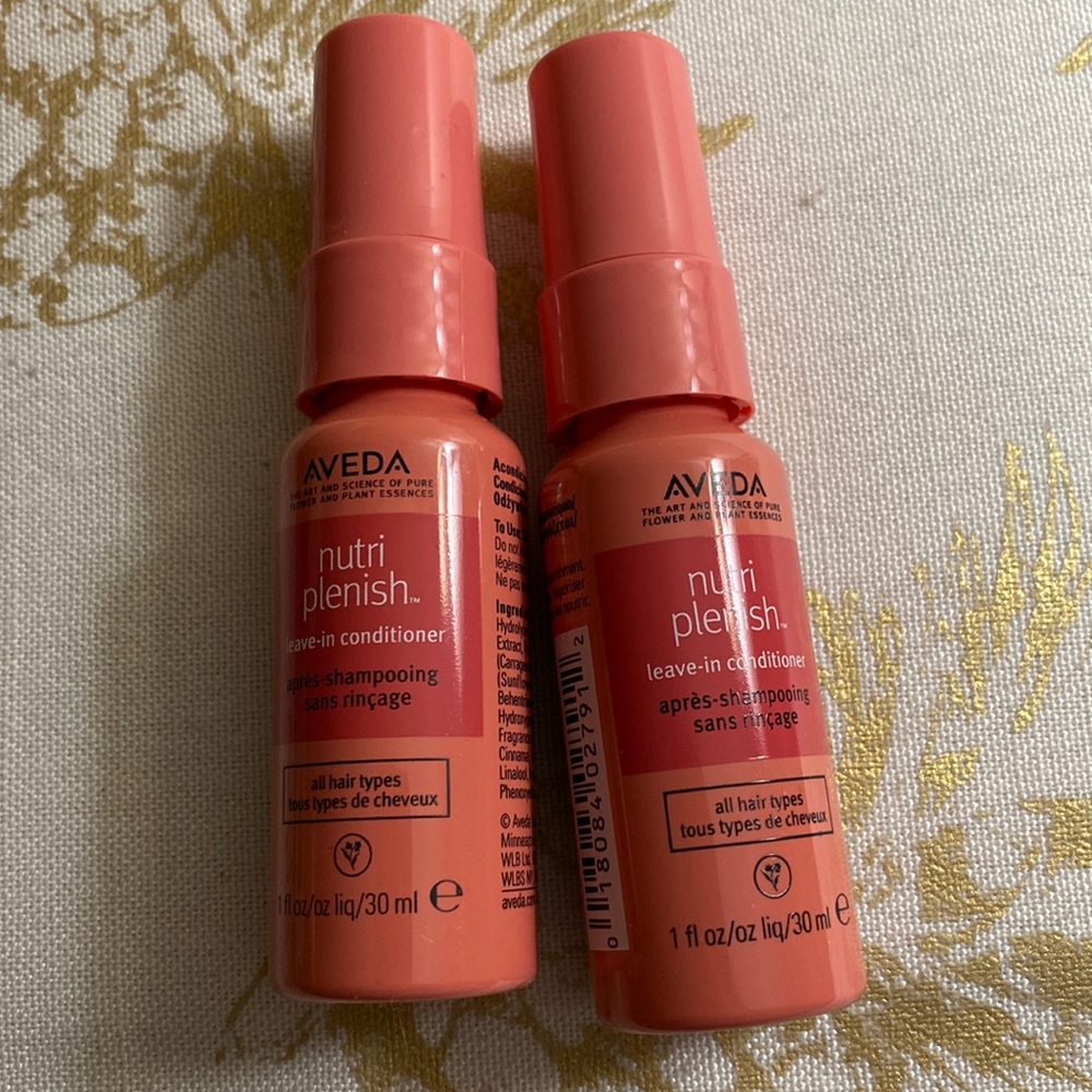 AVEDA Nutriplenish Leave-In Conditioner mini x 2 new